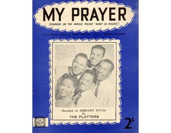 5938 | My Prayer - Founded on the famous melody "Avant de mourir" featuring The Platters