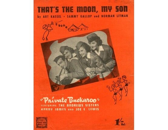 5938 | That's the Moon My Son - Song from "Private Buckaroo" - The Andrews Sisters