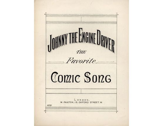 5982 | Johnny the Engine Driver, the favourite comic song