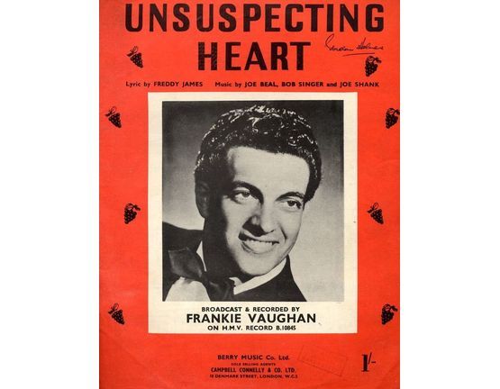 5986 | Unsuspecting Heart - As performed by Frankie Vaughan, Anita Ellis, Billy McCormack,