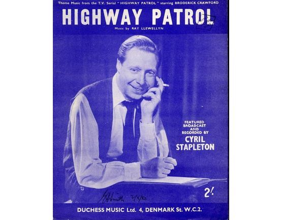 5987 | Highway Patrol - Theme Music from the T. V. Serial "Highway Patrol" starring Broderick Crawford - Featured and Broadcast by Cyril Stapleton