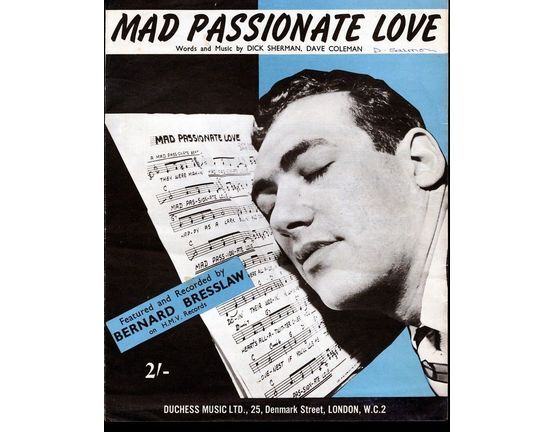 5987 | Mad Passionate Love - Song Featuring Bernard Bresslaw