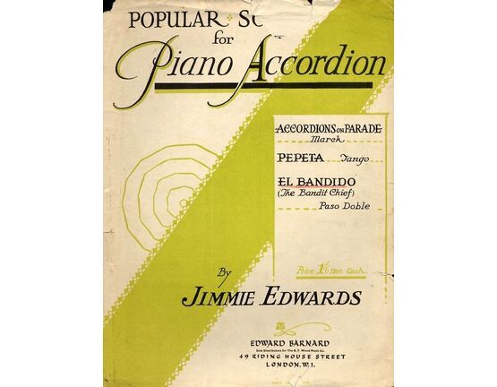5992 | El Bandido (The Bandit Chief). Popular Solos for Piano Accordion