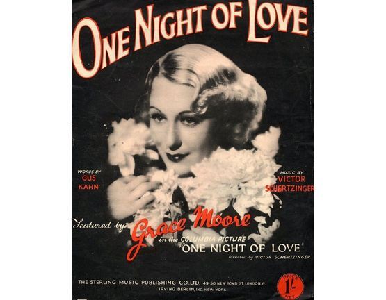 6005 | One night of Love, featuring Grace Moore