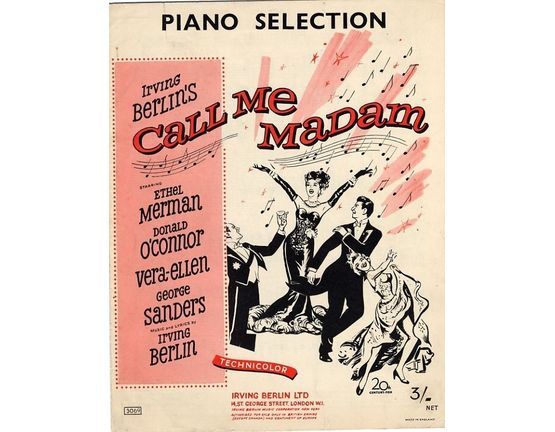 6084 | Call Me Madam - Piano Selection