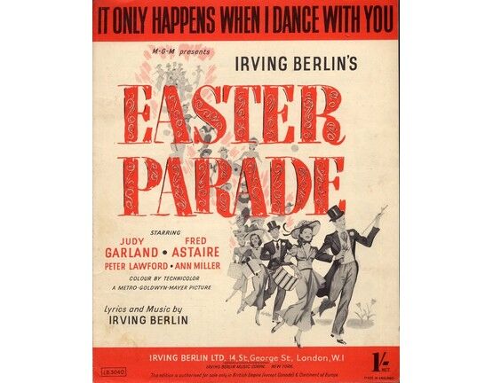 6084 | It Only Happens When I Dance With You as performed by Judy Garland and Fred Astaire in "Easter Parade"