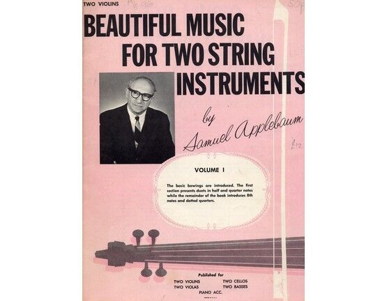 6089 | Beautiful Music for Two String Instruments, Volume 1