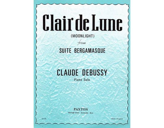6089 | Clair de Lune (Moonlight) - From Suite Bergamasque
