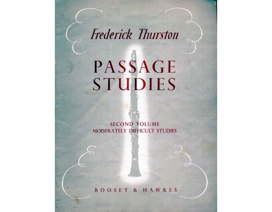 6105 | Passage Studies for the B flat Clarinet - Second Volume - Moderately Difficult Studies