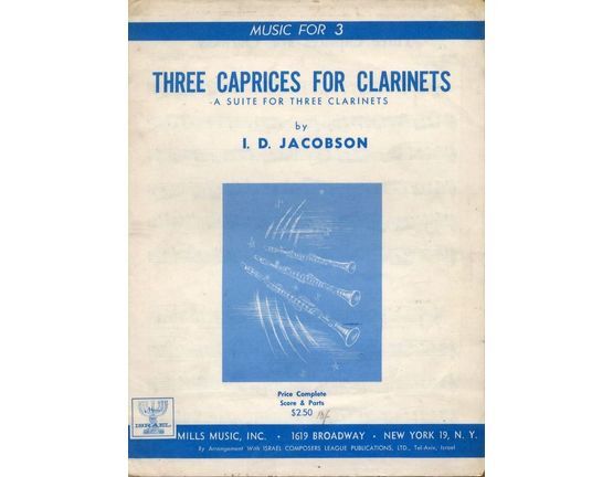 6106 | Three Caprices for Clarinets - A Suite for Three Clarinets