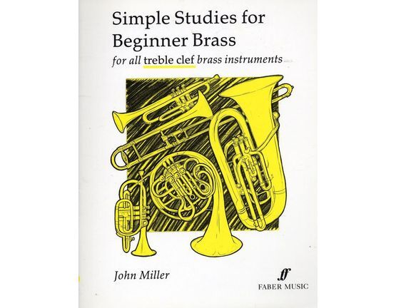 6117 | Simple Studies for Beginner Brass for all treble clef brass instruments