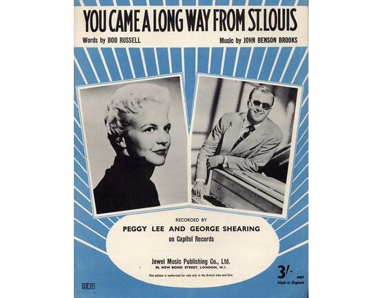 6132 | You Came a Long Way from St. Louis - Featuring Peggy Lee & George Shearing on Capitol Records