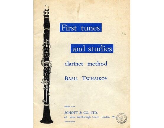 6140 | First Tunes and Studies Clarinet Method