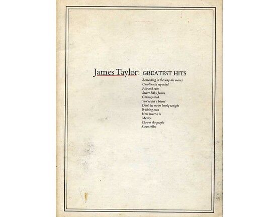 6142 | James Taylor - Greatest Hits Album with Photos