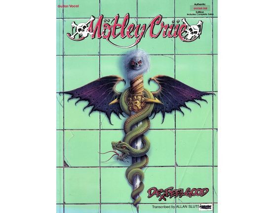 6142 | Motley Crue - Dr. FeelGood - Authentic Guitar Tab Edition Includes Complete Solos