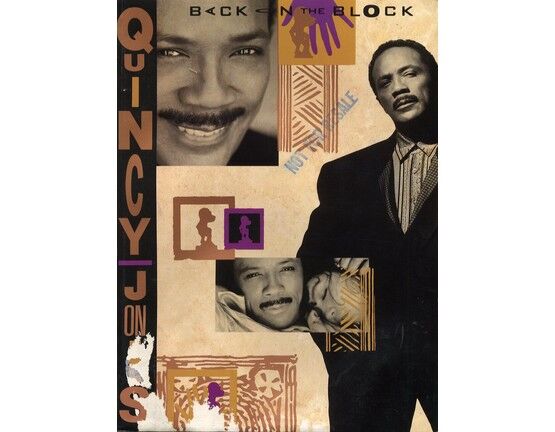 6142 | Quincy Jones - Back on the Block - For Voice(s), Piano and Guitar - Featuring Quincy Jones