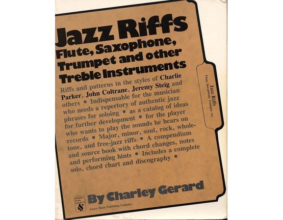 6144 | Jazz Riffs - Flute, Saxophone, Trumpet and other Treble Instruments - Major, Minor, Soul, Rock, Whole-tone and Free-Jazz Riffs
