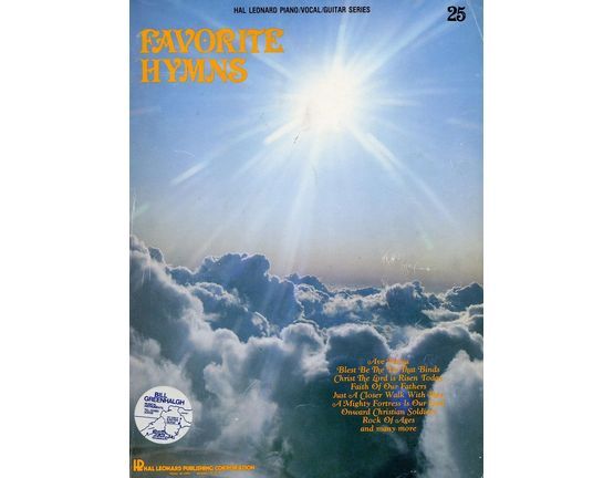 6145 | Favourite Hymns - Hal Leonard Piano/Vocal/Guitar Series - 50 Hymns