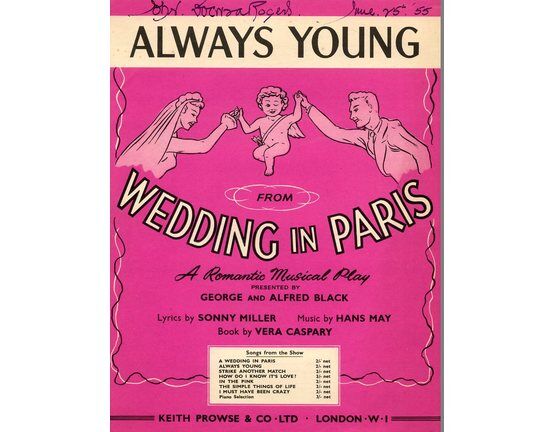 6154 | Always Young, from the play "Wedding in Paris"