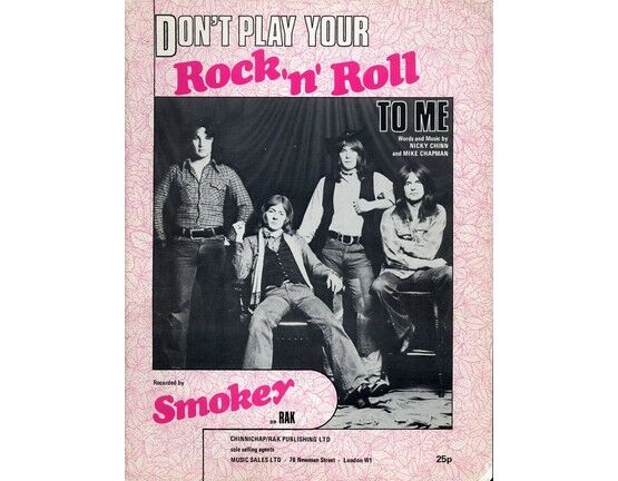6160 | Dont Play Your Rock N Roll To Me, featuring Smokey