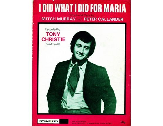 6160 | I Did What I Did for Maria - Featuring Tony Christie