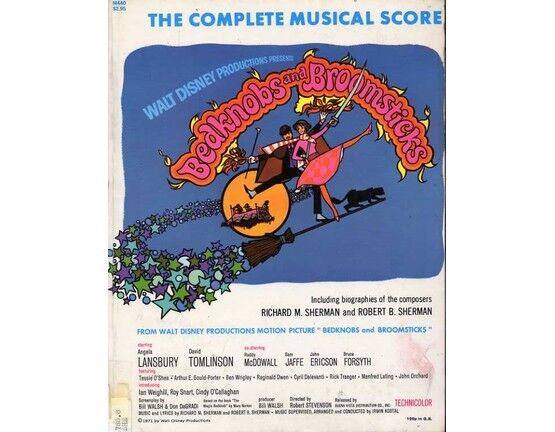 6164 | Bedknobs and Broomsticks - The Complete Musical Score from the Walt Disney Productions - For Voice and Piano with Chords