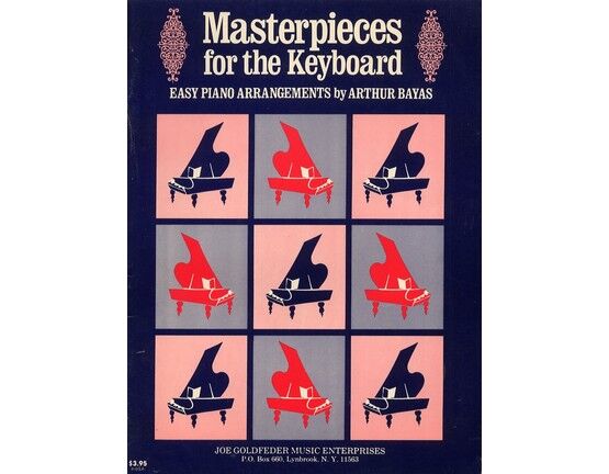 6175 | Masterpieces for The Keyboard - Easy Piano Arrangements by Arthur Davies