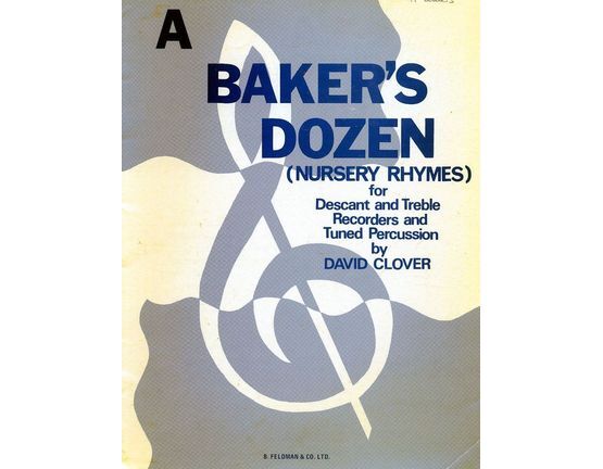 6192 | A Baker's Dozen (Nursery Rhymes) - For Decant and Treble Recorders and Tuned Percussion