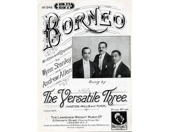 6218 | Borneo - Song featuring the versatile three (Haston, Mills and Tuck)