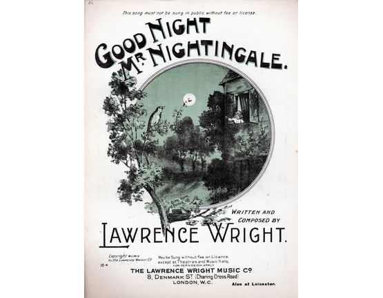 6218 | Good Night Mr Nightingale  - Song