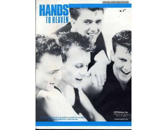 6229 | Hands to Heaven - Featuring Breathe - Original Sheet Music Edition