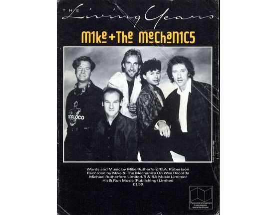6281 | The Living Years - Featuring Mike and the Mechanics - Piano - Vocal arrangement in easy key plus special top line part