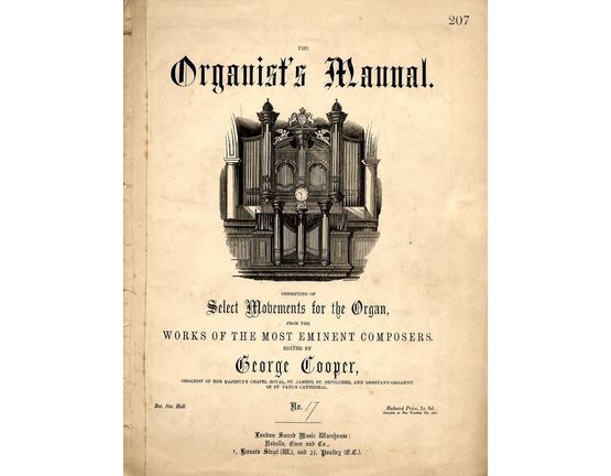 6324 | Poco Adagio from A Sonata - Op. 4 - The Organists Manual Series No. 207