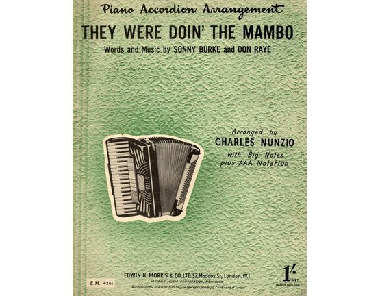 6329 | They Were Doin the Mambo - For Accordion