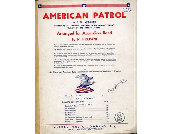 6332 | American Patrol - Piano Accordion Solo