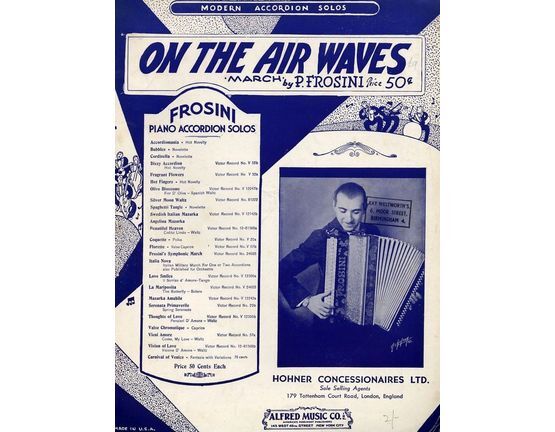 6342 | On the Air Waves, march. Modern Accordion Solos