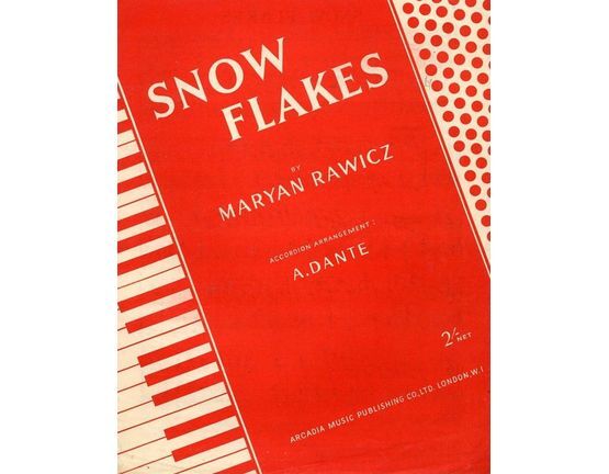 6343 | Snow Flakes - Accordion Arrangement