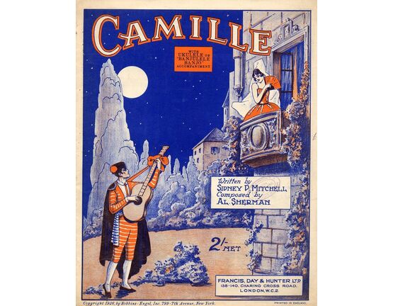 6369 | Camille - With Ukulele or Banjulele Banjo Accompaniment - Key of E flat
