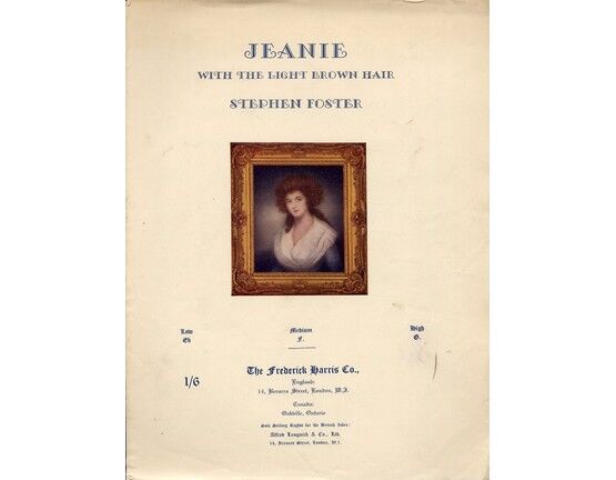 6376 | Jeanie with the Light Brown Hair - Song - In the key of F major