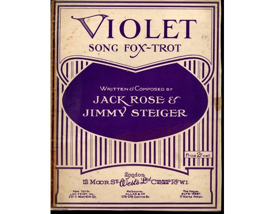 6390 | Violet, song fox-trot