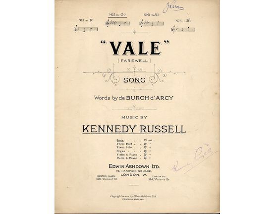 65 | Vale (farewell) - Song in the key of G flat major