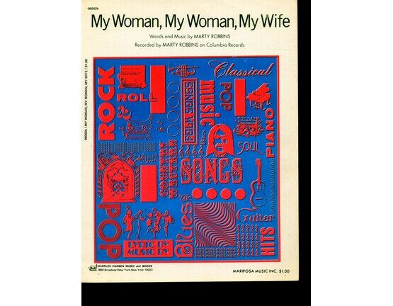6501 | My Woman, My Woman, My Wife - Recorded by Marty Robbins