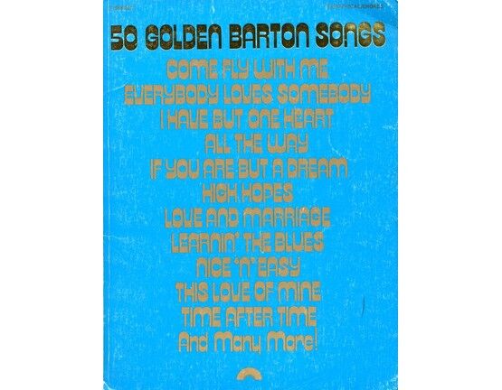6530 | 50 Golden Barton Songs - For Voice, Piano & Guitar