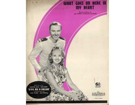 6542 | What Goes On Here In My Heart. from Give Me A Sailor - Betty Grable and Jack Whiting