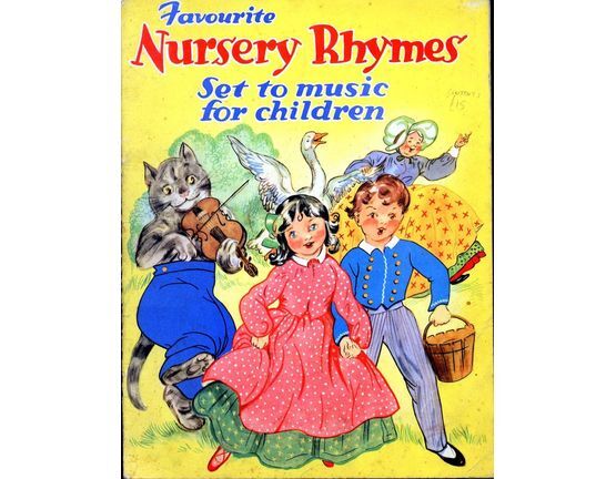 6548 | Favourite Nursery Rhymes Set to Music for Children - Simplified versions and illustrations