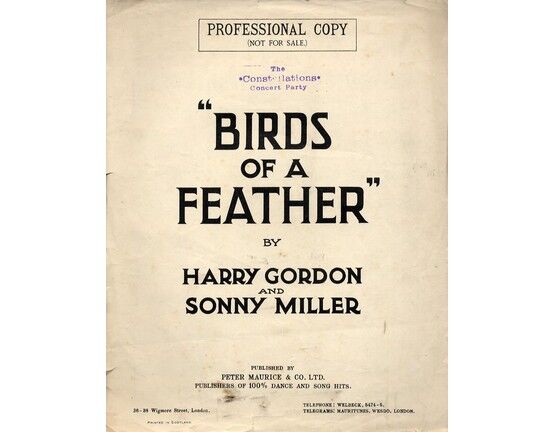 6552 | Birds Of a Feather - In The Key of G Major