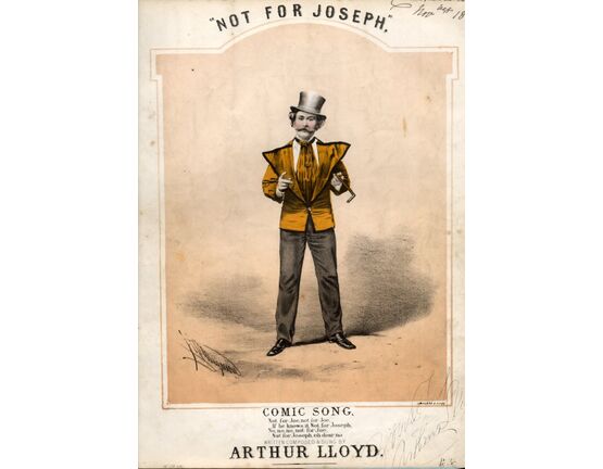 6579 | Not For Joseph - Comic Song - Sung by Arthur Lloyd