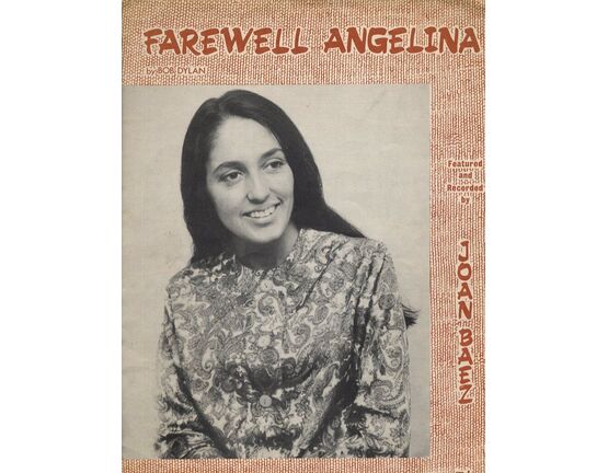 6580 | Farewell Angelina - Featured and Recorded by Joan Baez