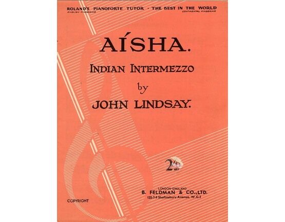 6587 | Aisha - Indian Intermezzo -  Piano Solo