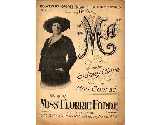 6587 | "Ma" (He's Making Eyes at Me) - Miss Florrie Forde